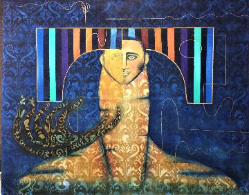 One With Vision 2019 48x60 Original Painting - Gaylord Soli (Gaylord) One With Vision 2019 48x60 Original Painting - Gaylord Soli (Gaylord)