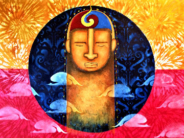 Meditation 2020 30x40 Original Painting - Gaylord Soli (Gaylord) Meditation 2020 30x40 Original Painting - Gaylord Soli (Gaylord)
