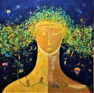Dream 2019 36x36 Original Painting - Gaylord Soli (Gaylord) Dream 2019 36x36 Original Painting - Gaylord Soli (Gaylord)