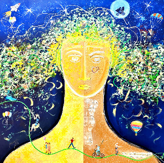 What Dreams Are Made Of 2020 36x36 Original Painting - Gaylord Soli (Gaylord) What Dreams Are Made Of 2020 36x36 Original Painting - Gaylord Soli (Gaylord)