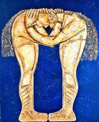 Brothers After the Battle 2020 60x48 - Huge - Greek Warriors Original Painting - Gaylord Soli  (Gaylord)