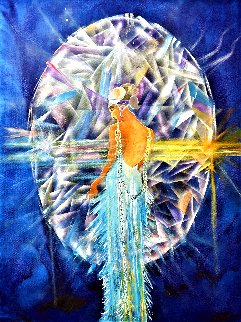 A Girl's Best Friend 2020 48x36 Super Super Huge Original Painting - Gaylord Soli (Gaylord) A Girl's Best Friend 2020 48x36 Super Super Huge Original Painting - Gaylord Soli (Gaylord)