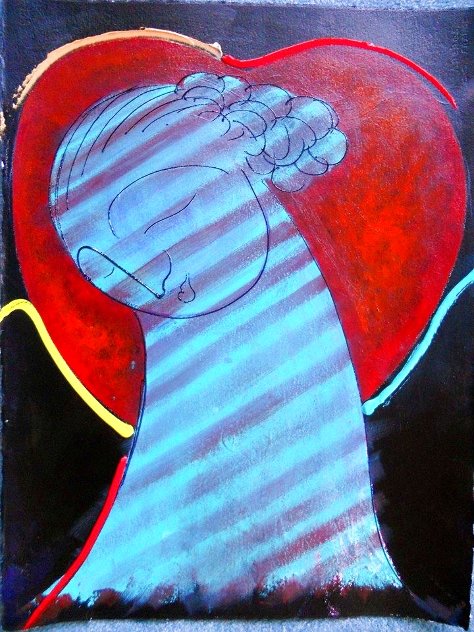 All Heart 2020 30x24 Original Painting by Gaylord Soli  (Gaylord)