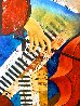 Busking with Mozart 2019 60x48 - Huge Original Painting by Gaylord Soli  (Gaylord) - 2