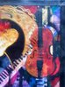 Violins of Mozart 2024 20x16 - Mixed Media on Canvas Original Painting by Gaylord Soli (Gaylord) - 3 Violins of Mozart 2024 20x16 - Mixed Media on Canvas Original Painting by Gaylord Soli (Gaylord) - 3