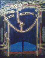 Symphony in Blue 2003 41x29 Super Huge Original Painting by Gaylord Soli (Gaylord) - 0 Symphony in Blue 2003 41x29 Super Huge Original Painting by Gaylord Soli (Gaylord) - 0
