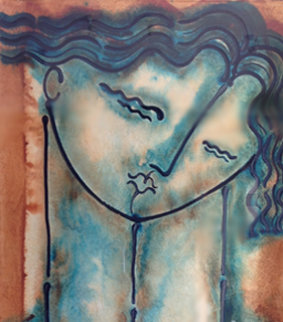 Woman's Head 2000 51x40 Huge Original Painting - Gaylord Soli (Gaylord) Woman's Head 2000 51x40 Huge Original Painting - Gaylord Soli (Gaylord)