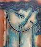 Woman's Head 2000 51x40 Huge Original Painting by Gaylord Soli  (Gaylord) - 0