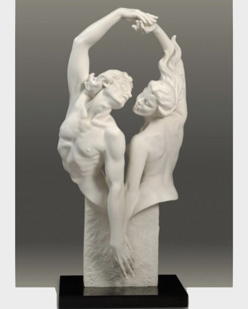 Dance of Passion Parian Sculpture 32 in Sculpture by Gaylord Ho