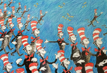 Singing Cats 1967 Limited Edition Print - Dr. Seuss