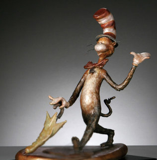 Cat in the Hat Bronze Sculpture 2006 15 in Sculpture - Dr. Seuss Cat in the Hat Bronze Sculpture 2006 15 in Sculpture - Dr. Seuss