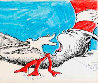 Yawning Cat 2017 Limited Edition Print by Dr. Seuss - 2 Yawning Cat 2017 Limited Edition Print by Dr. Seuss - 2