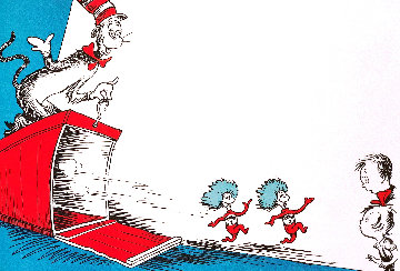 I Call Them Thing 1 And Thing 2 Limited Edition Print - Dr. Seuss I Call Them Thing 1 And Thing 2 Limited Edition Print - Dr. Seuss