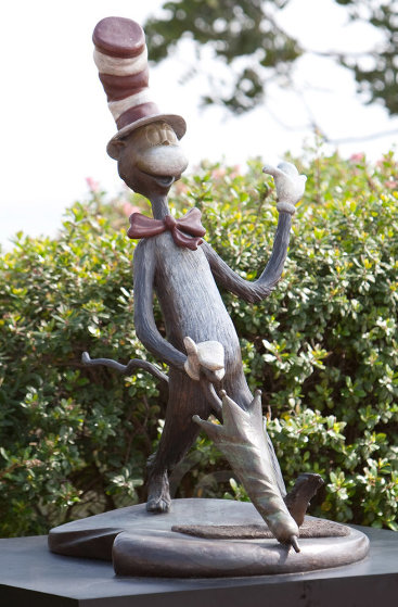 Dr Seuss Seuss Cat In The Hat Large Bronze Sculpture By Dr Seuss
