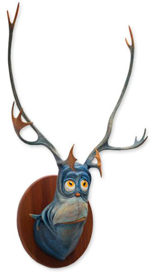 Sea Going Dilemma Fish   Resin Sculpture 36 in by Dr. Seuss