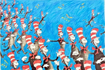 Singing Cats 2002 Limited Edition Print - Dr. Seuss Singing Cats 2002 Limited Edition Print - Dr. Seuss