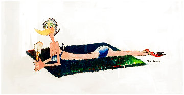 Sunbathing Bird Limited Edition Print - Dr. Seuss Sunbathing Bird Limited Edition Print - Dr. Seuss