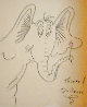 Horton   Drawing 19x20 Drawing by Dr. Seuss - 2