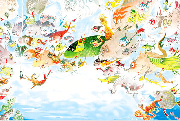 A Plethora of Fish 2004 Limited Edition Print - Dr. Seuss A Plethora of Fish 2004 Limited Edition Print - Dr. Seuss