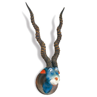 Blue-Green Abelard Resin Sculpture 1999 24 in Sculpture - Dr. Seuss Blue-Green Abelard Resin Sculpture 1999 24 in Sculpture - Dr. Seuss
