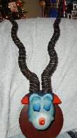 Blue-Green Abelard Resin Sculpture 1999 24 in Sculpture by Dr. Seuss - 1 Blue-Green Abelard Resin Sculpture 1999 24 in Sculpture by Dr. Seuss - 1
