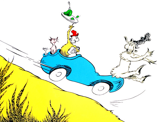 Would You? Could You? in a Car Limited Edition Print by Dr. Seuss