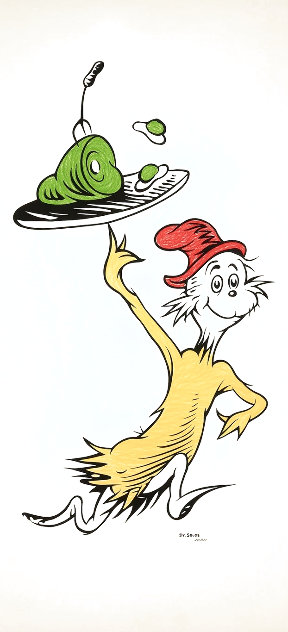 Green Eggs and Ham 50th Anniversary 2009 - Huge Limited Edition Print by Dr. Seuss