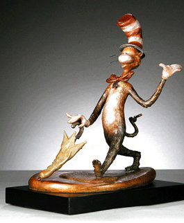 Cat in the Hat Bronze Sculpture Maquette Edition 2006 15 in Sculpture - Dr. Seuss