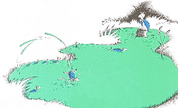 Yertle the Turtle was King of the Pond 2001 Limited Edition Print - Dr. Seuss