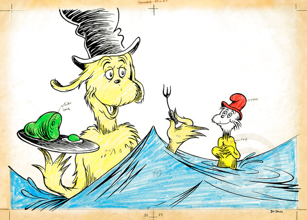 I Like Them, Sam-I-Am 2014 - Huge Limited Edition Print by Dr. Seuss