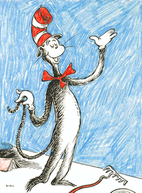 Cat That Changed the World 2012 - Huge Limited Edition Print by Dr. Seuss