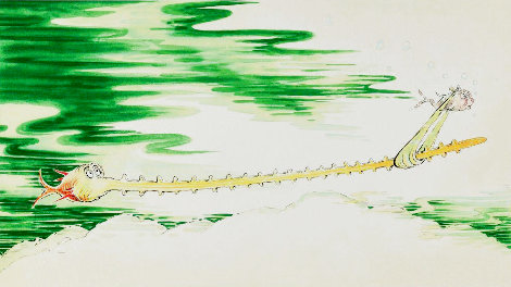 Sawfish with Such a Long Snout - Huge Limited Edition Print - Dr. Seuss