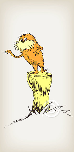 Lorax 50th Anniversary 2021 - Huge Limited Edition Print by Dr. Seuss