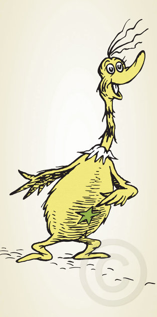 50th Anniversary Sneetches CP 2011 - Huge Limited Edition Print by Dr. Seuss