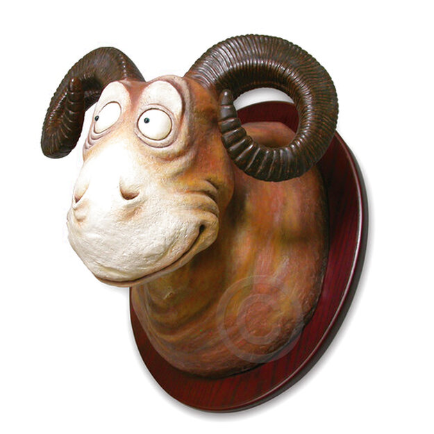 Goo Goo Eyed Tasmanian Wolghast Resin Taxidermy Sculpture 18 in Sculpture - Dr. Seuss