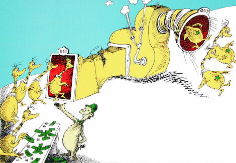 Sylvester McMonkey McBeans Star-Belly Sneetch Machine 1999 Limited Edition Print - Dr. Seuss