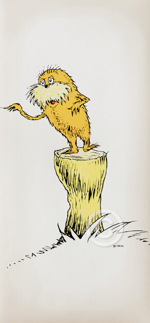 Lorax 50th Anniversary PC - Huge Limited Edition Print by Dr. Seuss