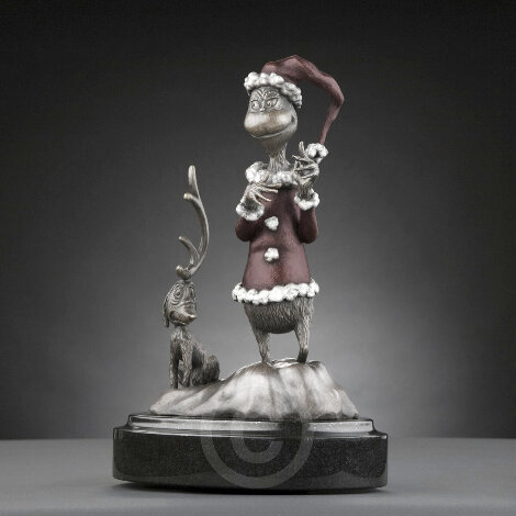 Grinch: Maquette Bronze Sculpture 11 in Sculpture - Dr. Seuss