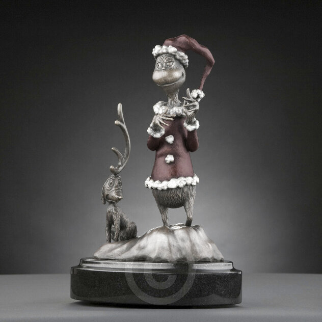 Grinch: Maquette Bronze Sculpture 11 in Sculpture by Dr. Seuss