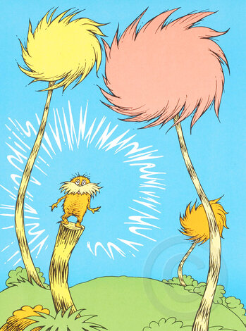 Lorax Book Cover CP 2004 Limited Edition Print - Dr. Seuss