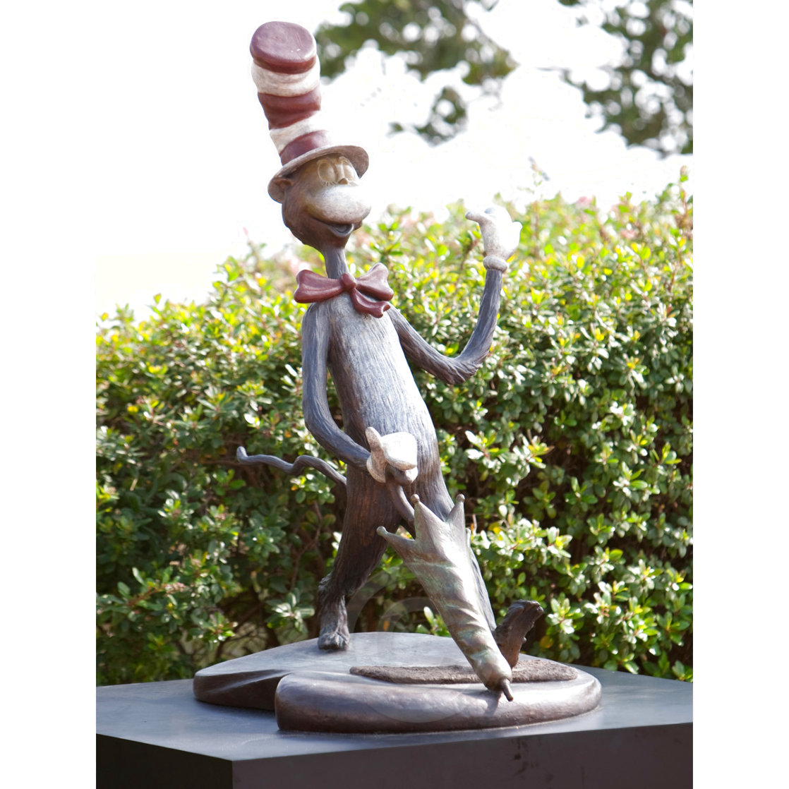 Cat in the Hat Large Bronze Sculpture: 2006, 48 Inch High Sculpture by Dr. Seuss