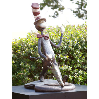 Cat in the Hat Large Bronze Sculpture: 2006, 48 Inch High Sculpture - Dr. Seuss