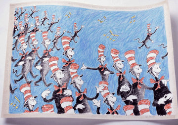 Singing Cats 2002 Limited Edition Print - Dr. Seuss Singing Cats 2002 Limited Edition Print - Dr. Seuss