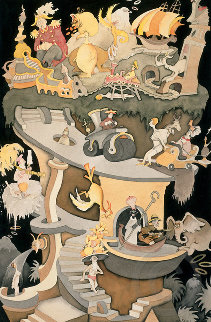 Tower of Babel CP 2002 Limited Edition Print - Dr. Seuss