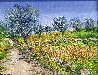 Orchard in Giverny 2003 11x14 - France Original Painting by Marie-Ange Gerodez - 0