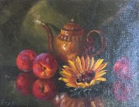 Sunflower 12x16 Original Painting by Michael Gerry - 8 Sunflower 12x16 Original Painting by Michael Gerry - 8
