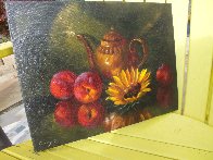 Sunflower 12x16 Original Painting by Michael Gerry - 7 Sunflower 12x16 Original Painting by Michael Gerry - 7