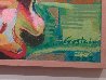 Curious Cows 2002 31x39 Original Painting by David Gerstein - 2 Curious Cows 2002 31x39 Original Painting by David Gerstein - 2