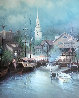 New England Harbor 1998 Limited Edition Print by G. Harvey - 0