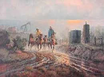 Twentieth Century Ranching 1981 Limited Edition Print - G. Harvey Twentieth Century Ranching 1981 Limited Edition Print - G. Harvey
